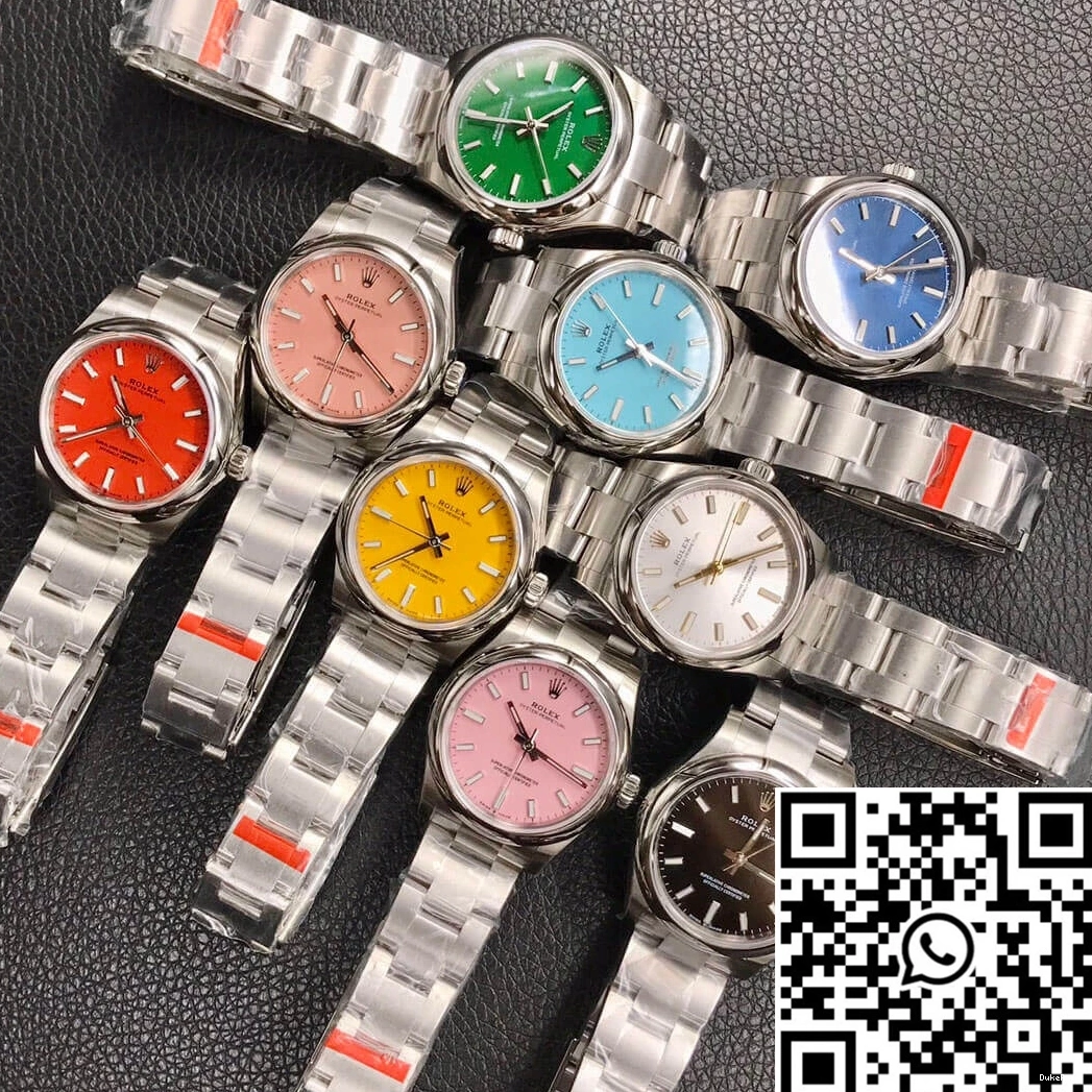 Factory 31MM Oyster EW Perpetual Turquoise Rolex Dial M277200-0007 Blue 1013